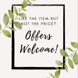 Reasonable Offers Considered